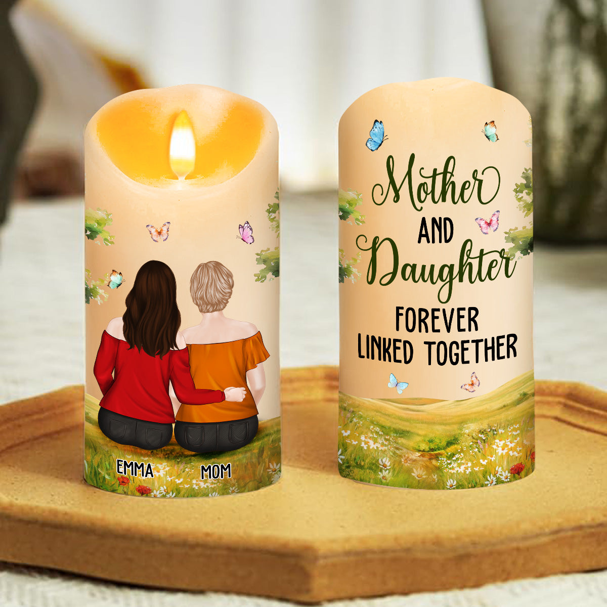 Link Forever - Personalized Custom LED Candle