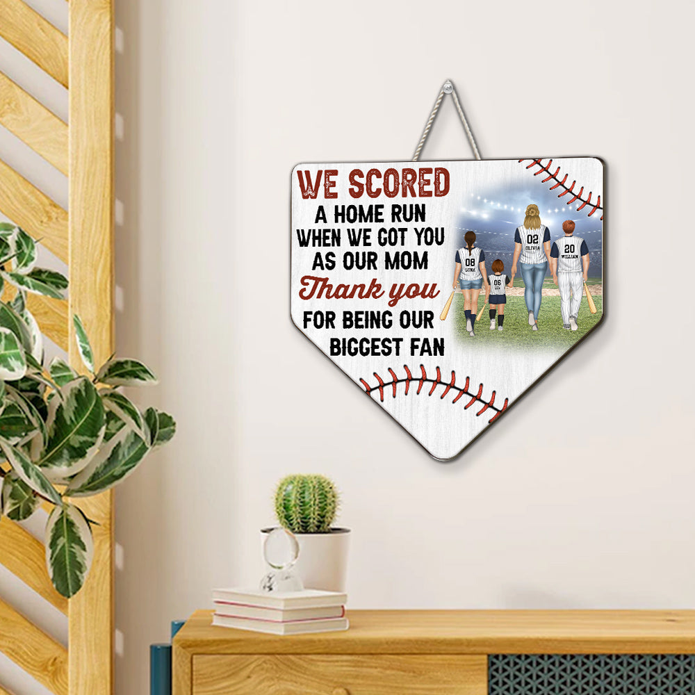 Thanks For Cheering Us On - Personalized Custom Wood Sign