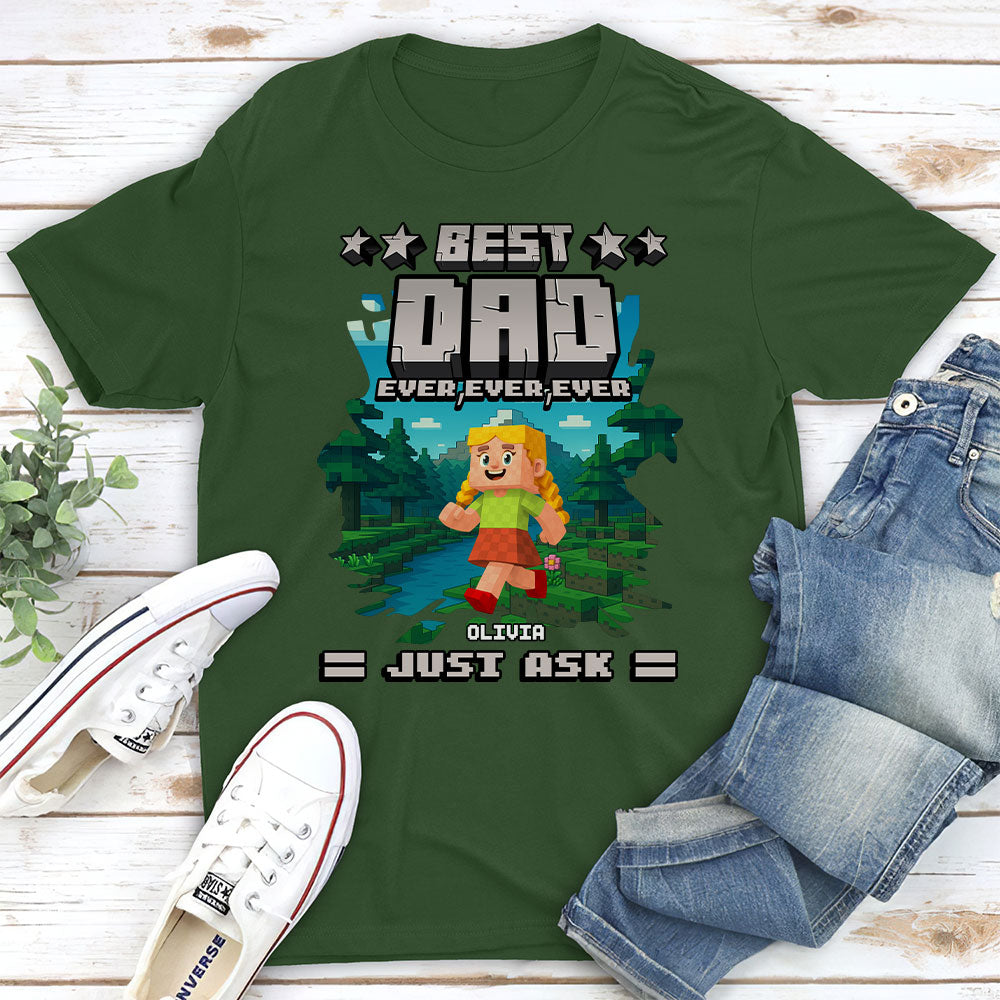 Best Papa Ever Ever - Personalized Custom Shirt