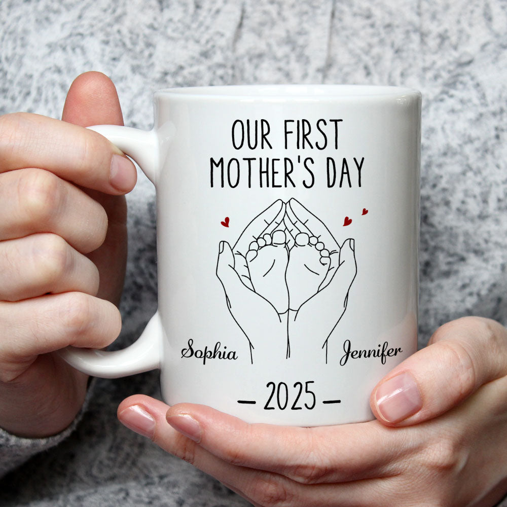 Our First Mother Day - Personalized Custom Coffee Mug