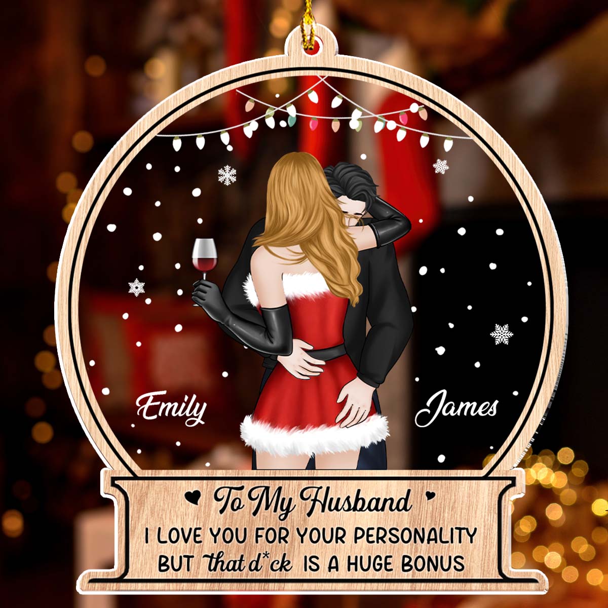 Dear Husband - Personalized Custom Acrylic Ornament