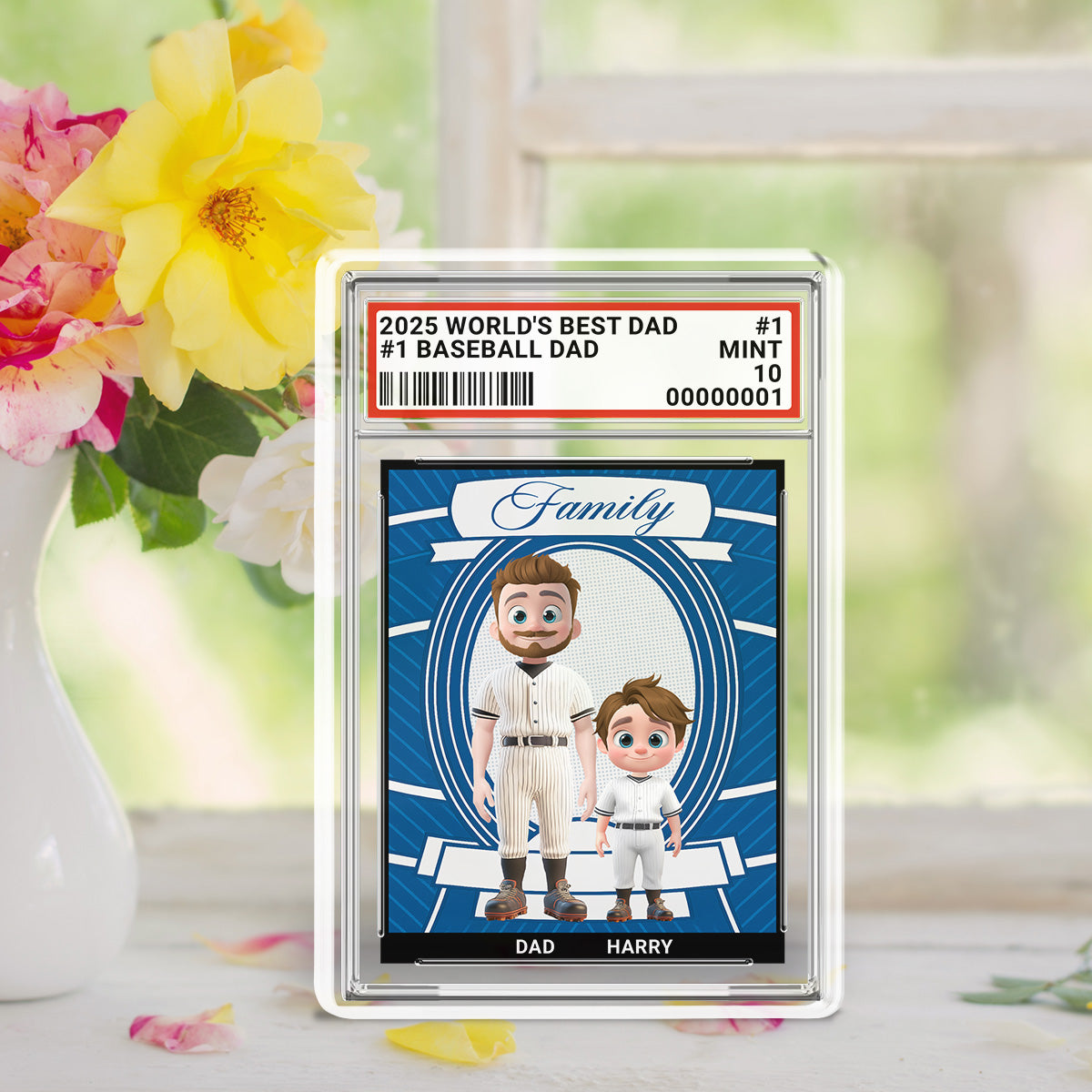 Baseball Dad - Personalized Custom Acrylic Plaque