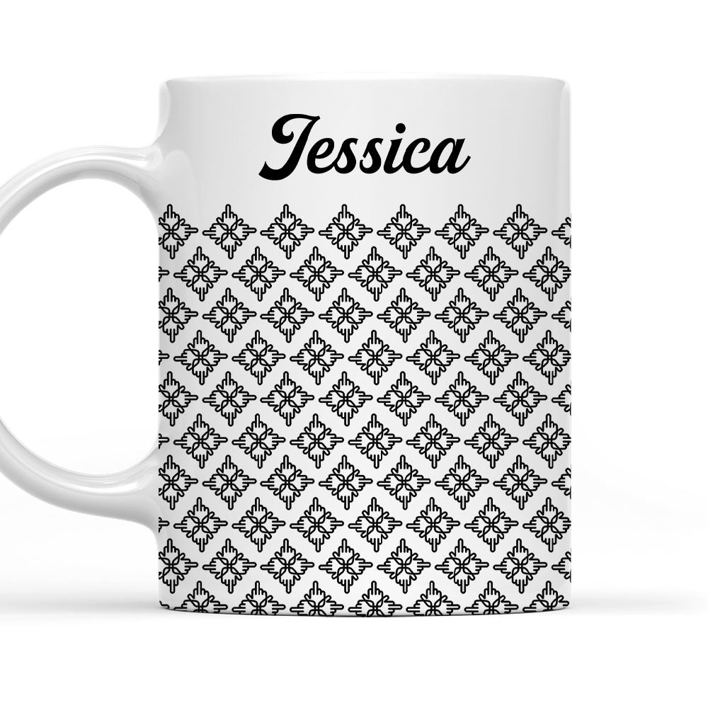 Hidden Flower - Personalized Custom Coffee Mug