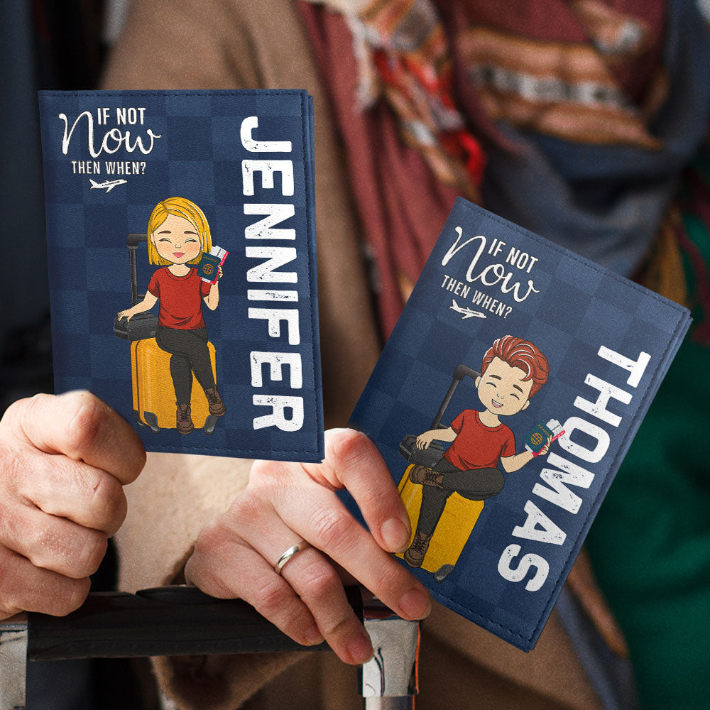 Collect Moments Not Things - Personalized Custom Passport Cover