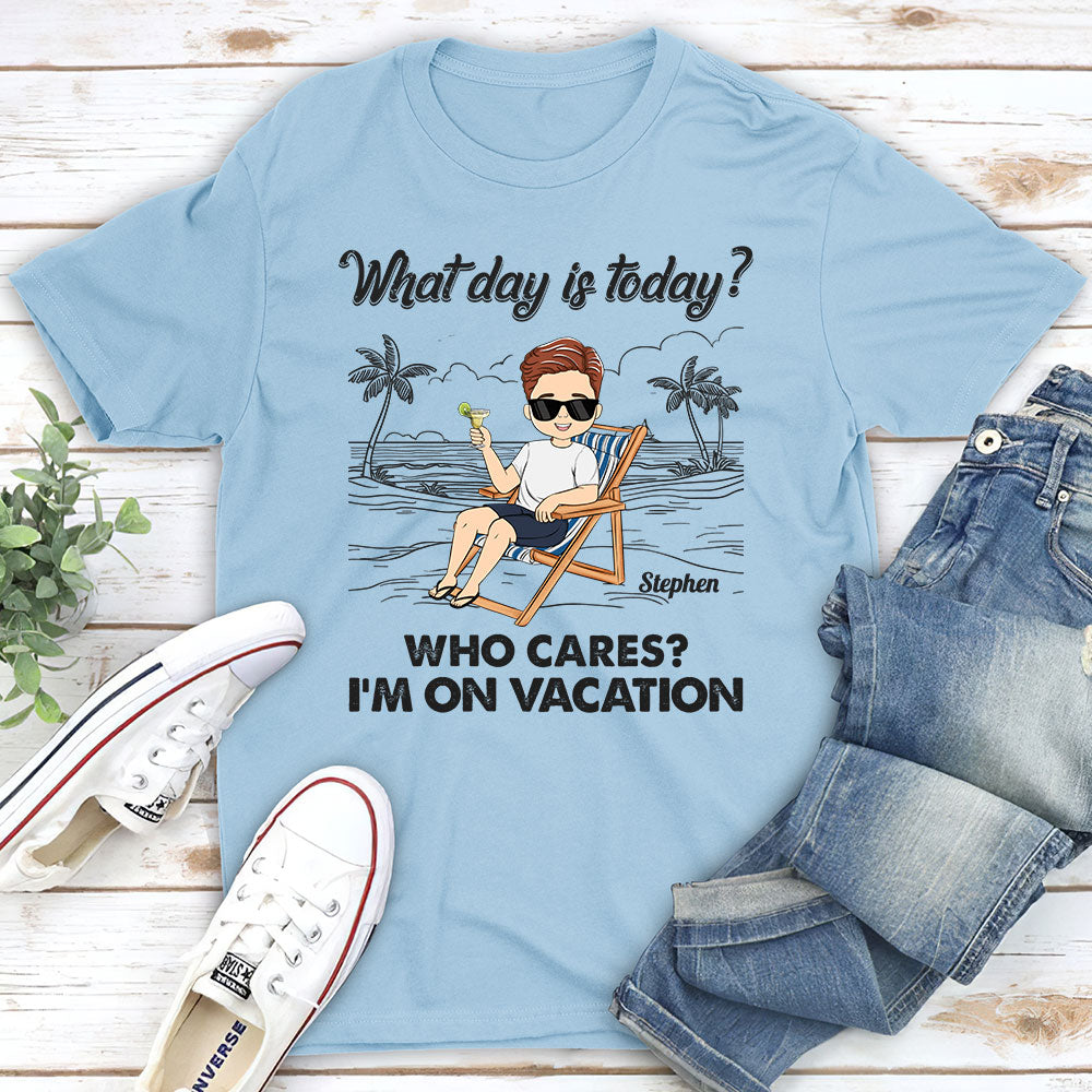 On Vacation - Personalized Custom Shirt