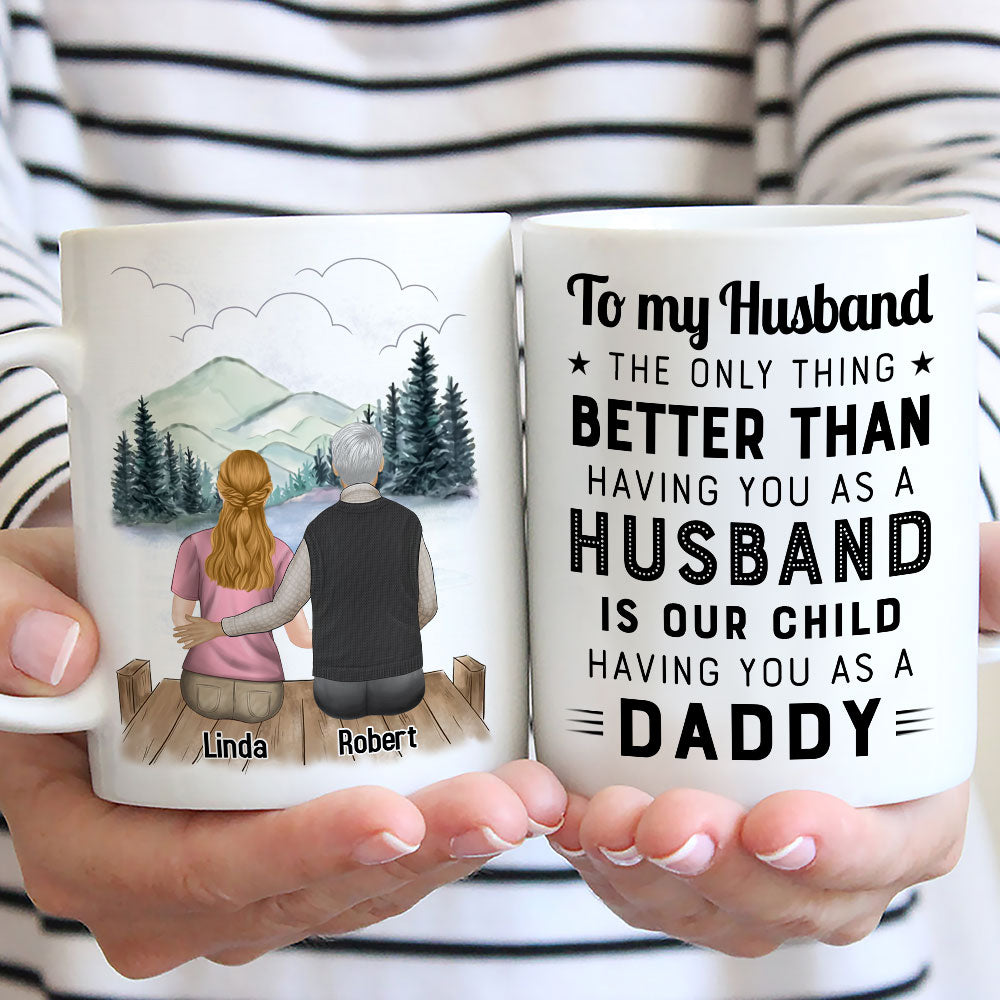 To My Husband - Personalized Custom Coffee Mug