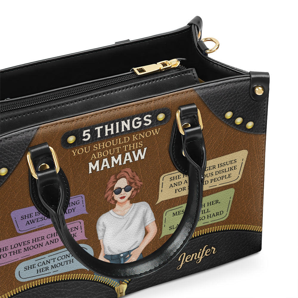 Five Things Should Be Known - Personalized Custom Leather Bag