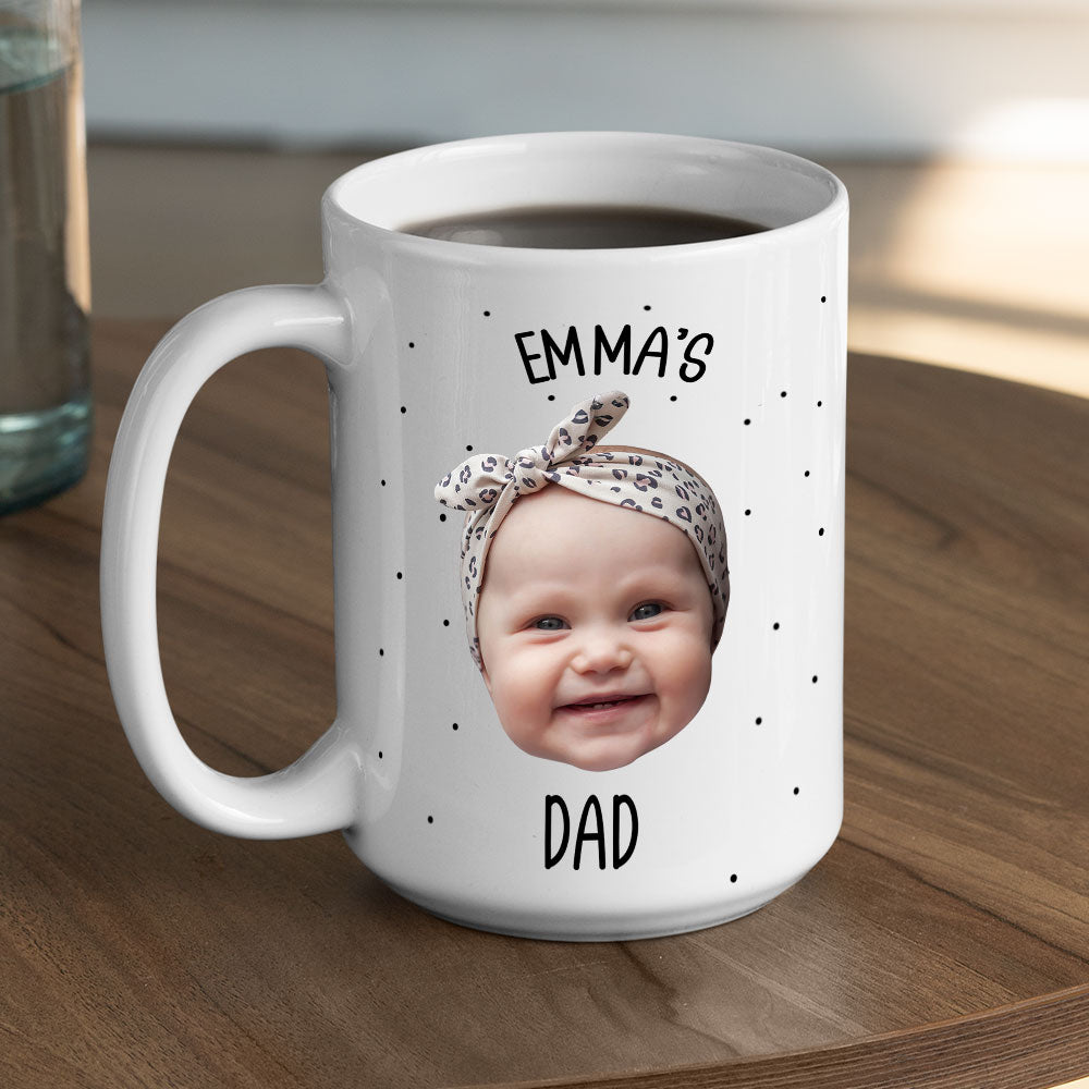 Custom Baby Face Photo - Personalized Custom Coffee Mug