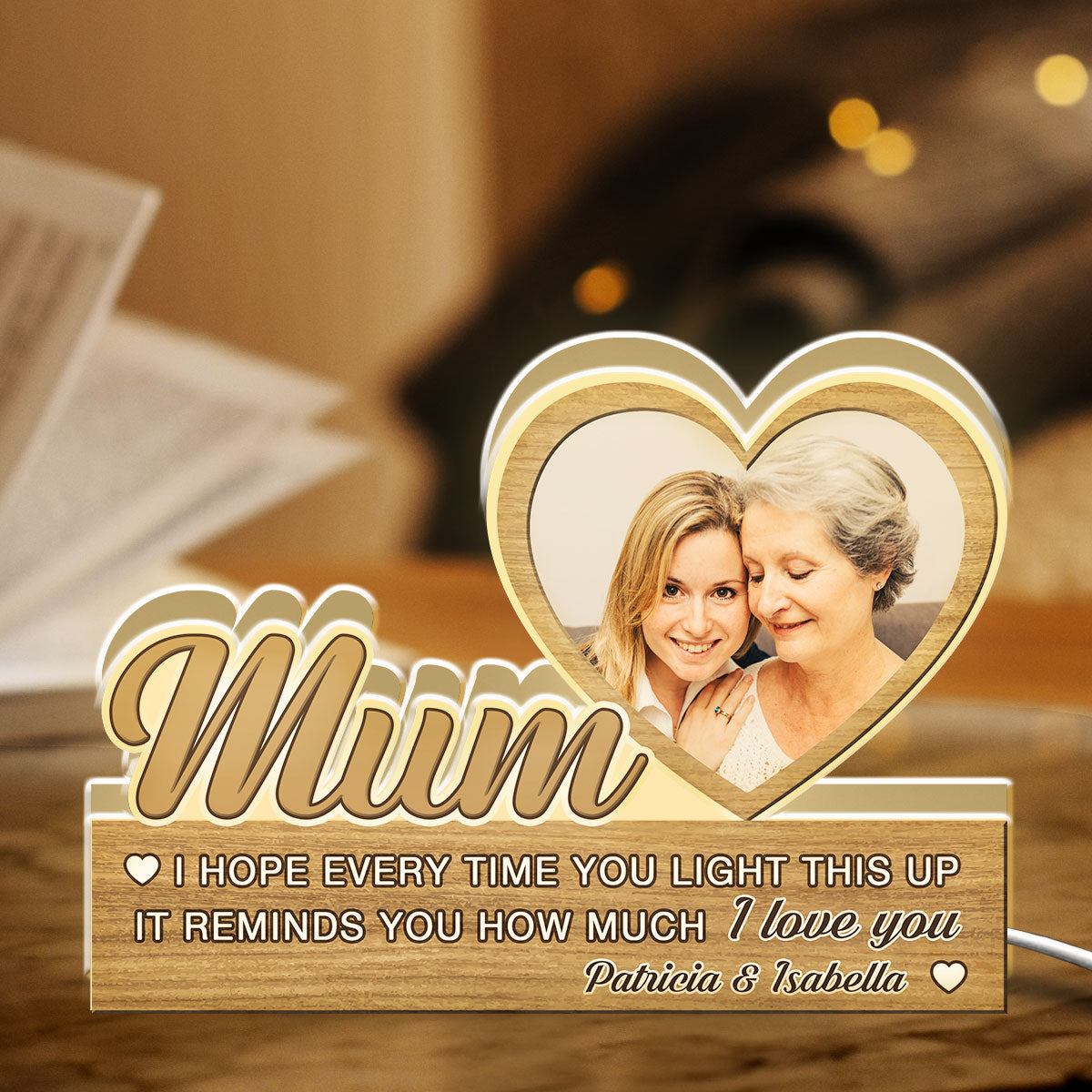 I Hope You Light This Up - Personalized Custom Light Box