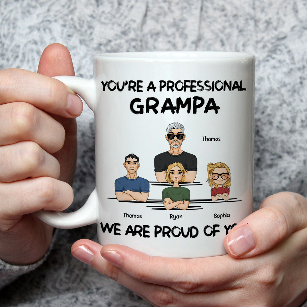 Professional Grandpa - Personalized Custom Coffee Mug