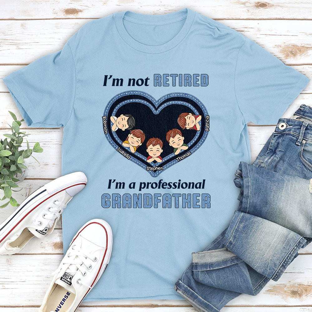 I Am A Professional Grandpa - Personalized Custom Shirt