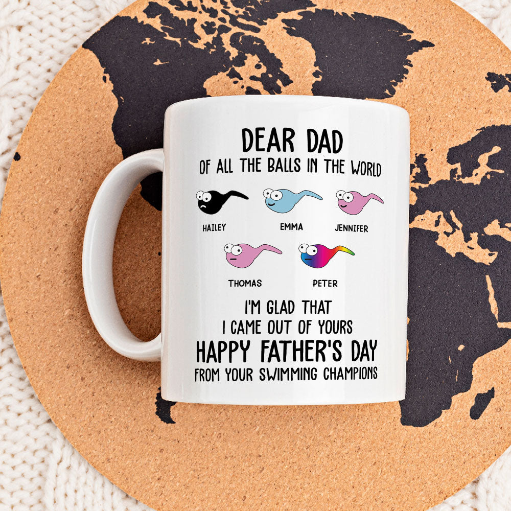 Swimming Champions - Personalized Custom Coffee Mug