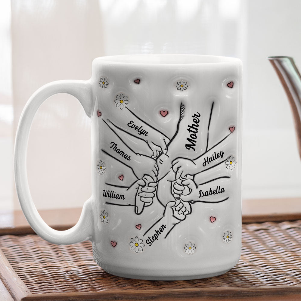 A Mothers Arms Are Made Of Tenderness - Personalized Custom 3D Inflated Effect Mug