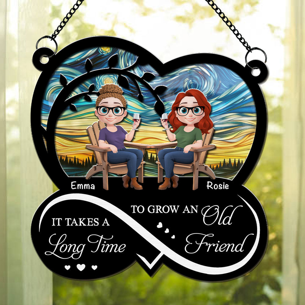 Grow An Old Friend  - Personalized Custom Suncatcher