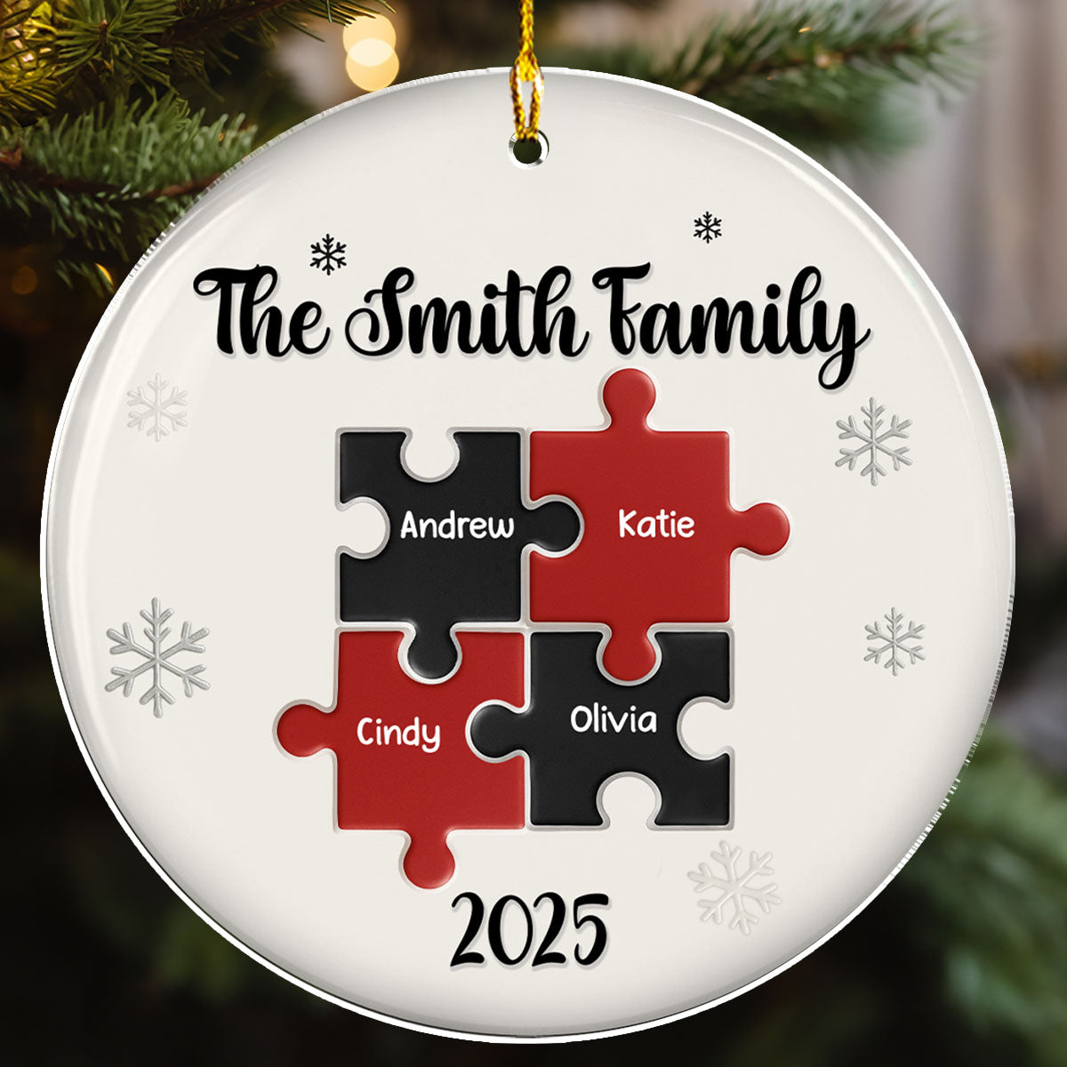 Family Pieces - Personalized Custom Acrylic Ornament
