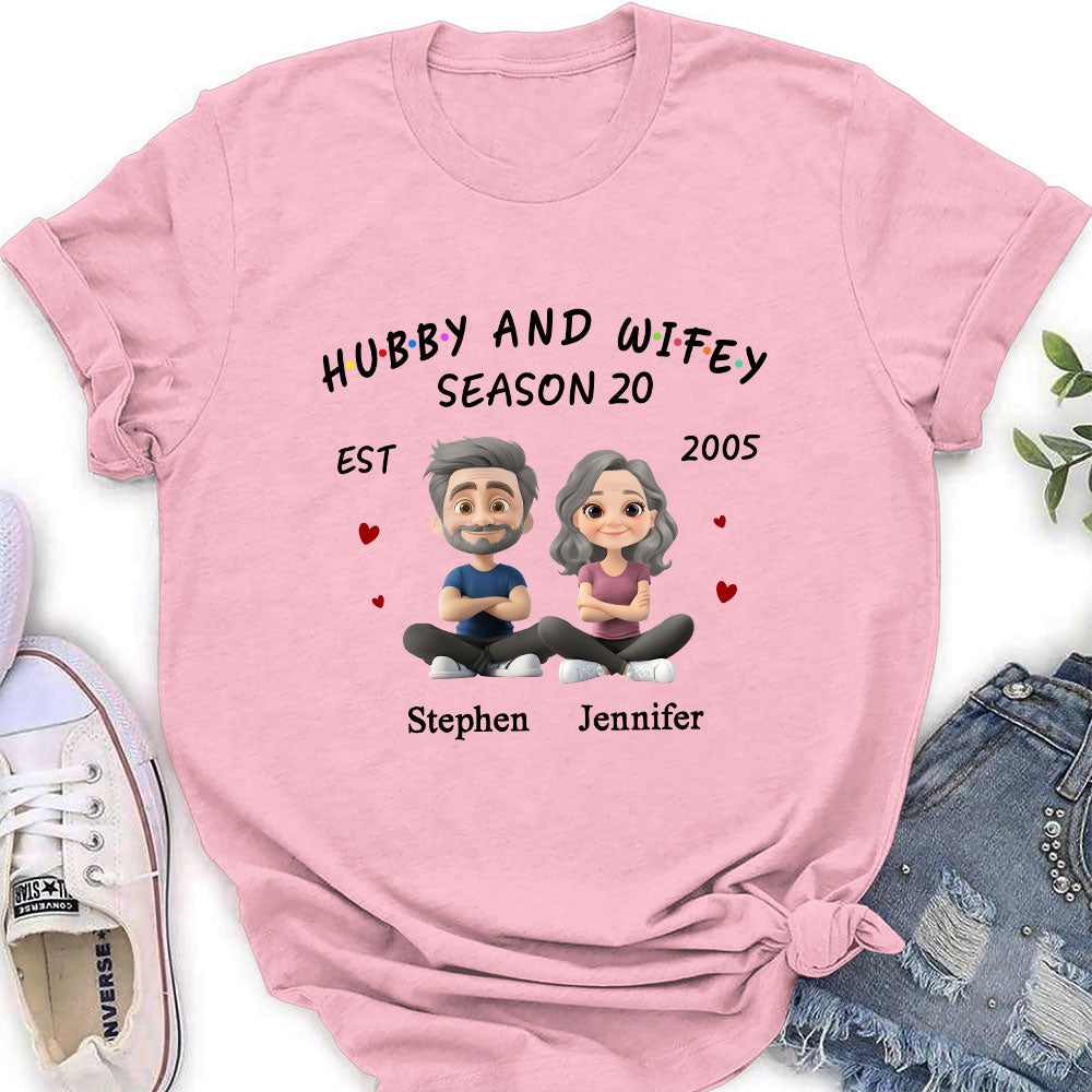 Hubby And Wifey - Personalized Custom Shirt