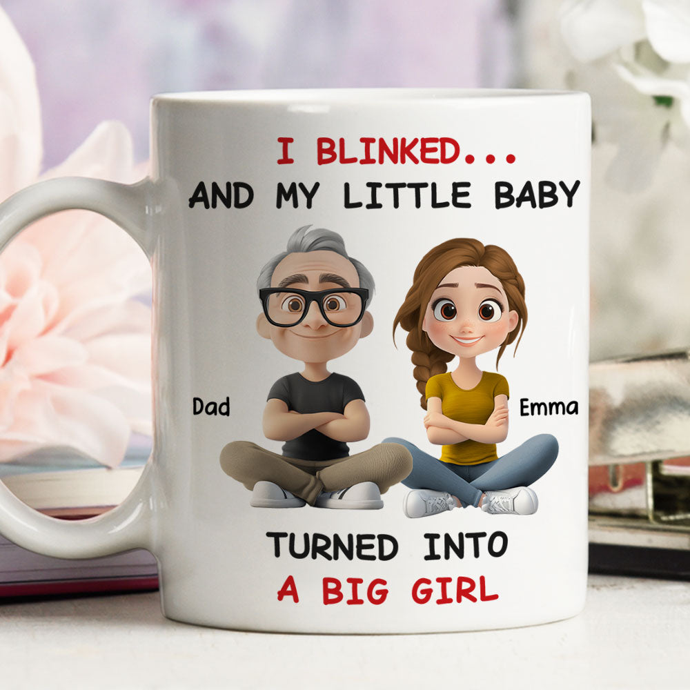 In The Blink Of An Eye - Personalized Custom Coffee Mug