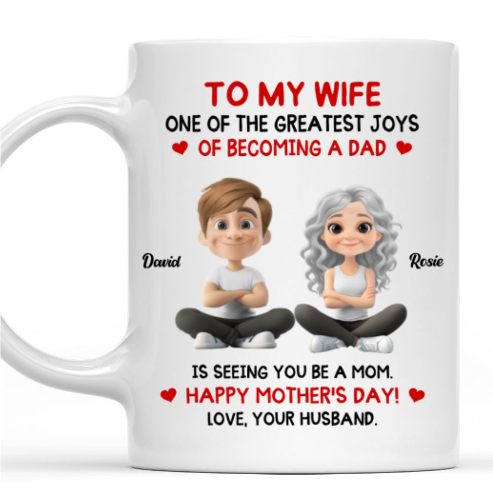 Seeing You As A Mom - Personalized Custom Coffee Mug