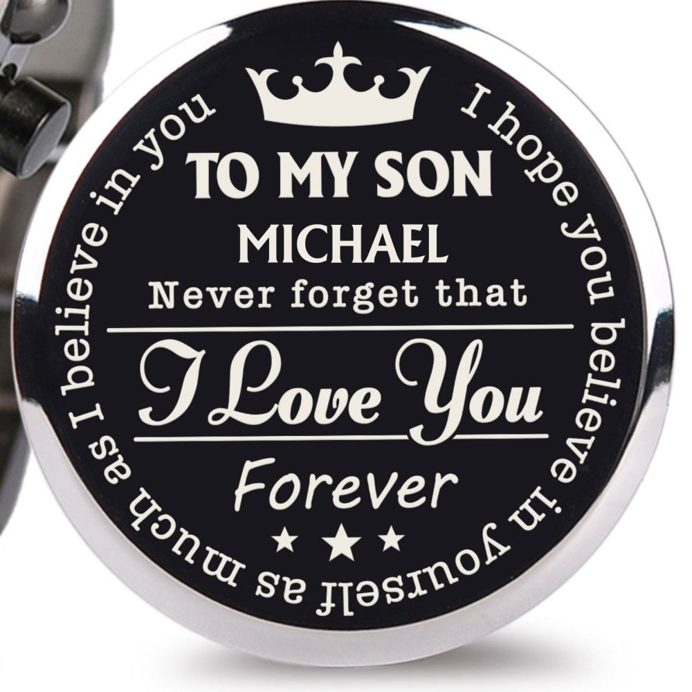 I Love You Forever - Personalized Engraved Wooden Watches GQ026