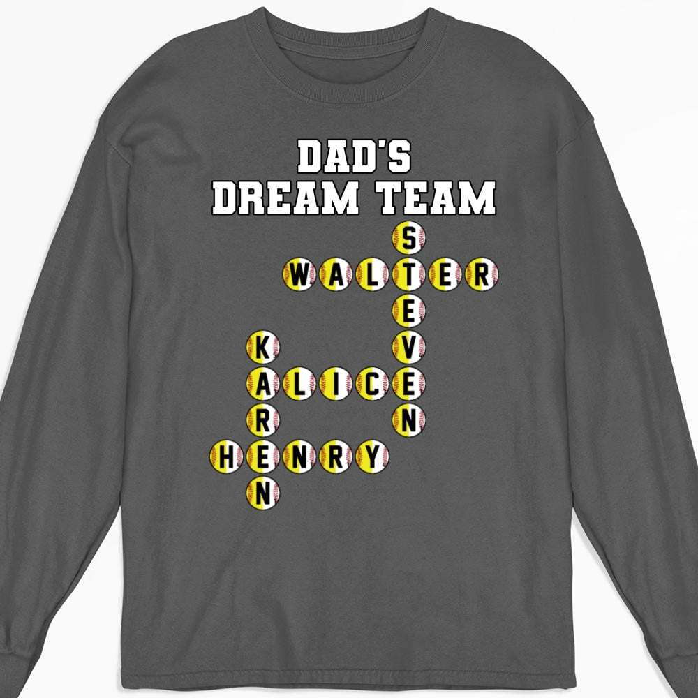 Daddy Dream Team - Personalized Custom Shirt