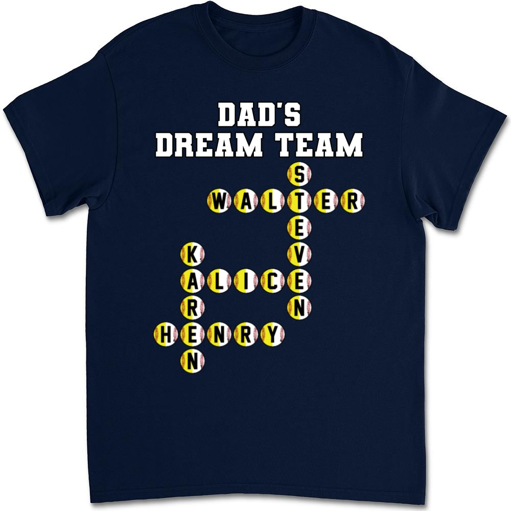 Daddy Dream Team - Personalized Custom Shirt