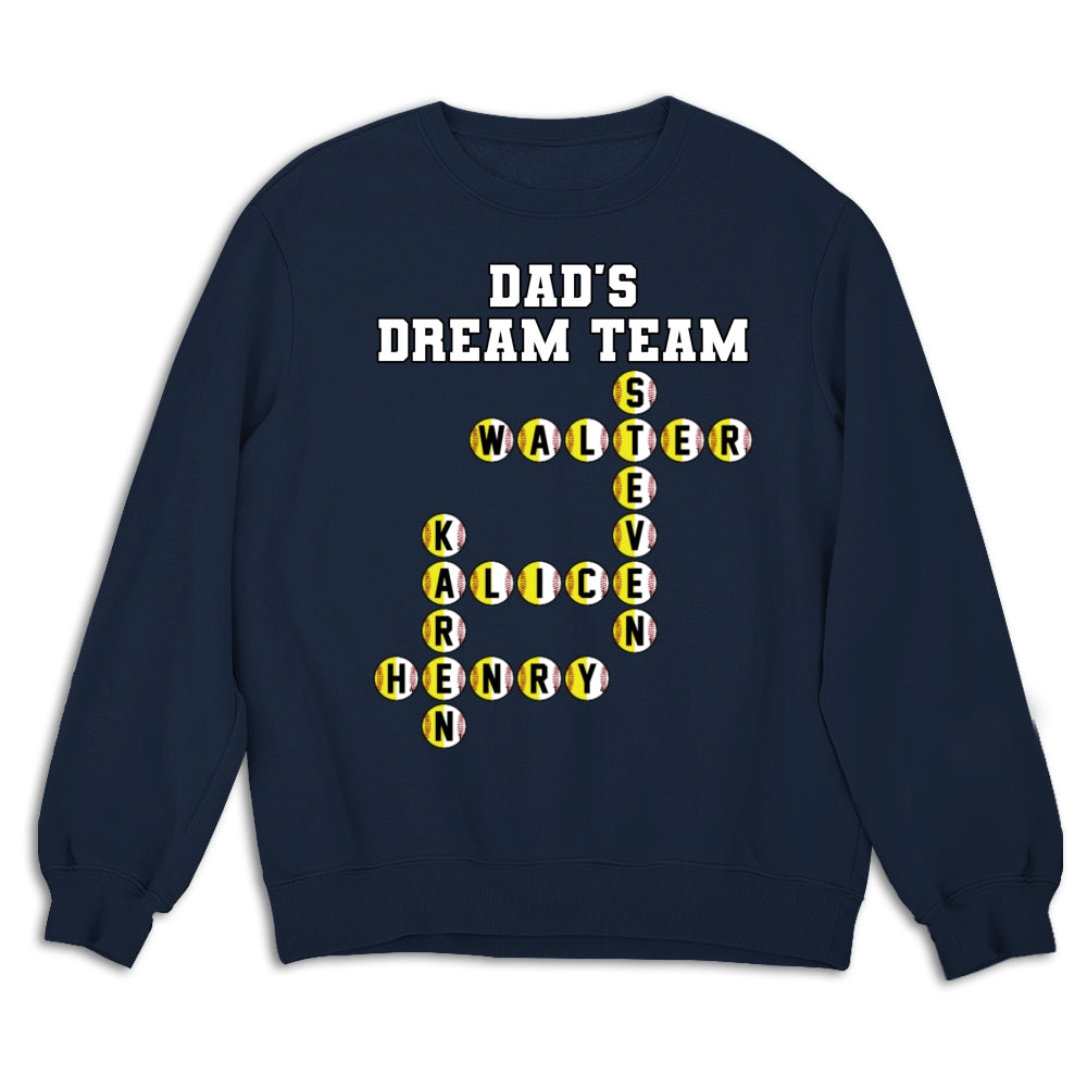 Daddy Dream Team - Personalized Custom Shirt