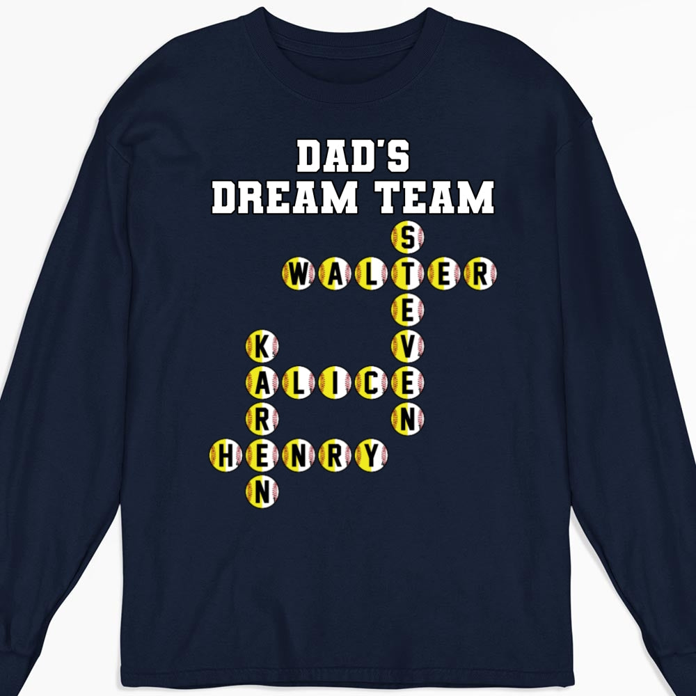 Daddy Dream Team - Personalized Custom Shirt