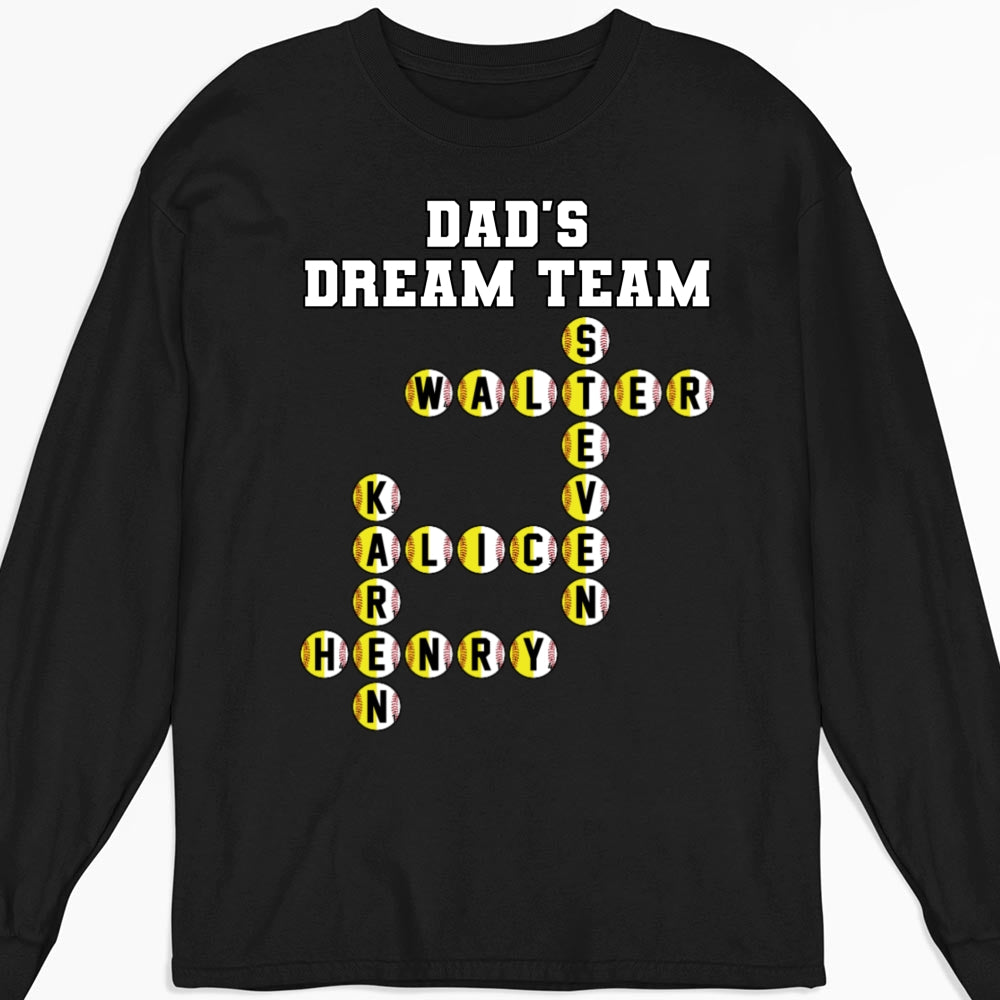 Daddy Dream Team - Personalized Custom Shirt