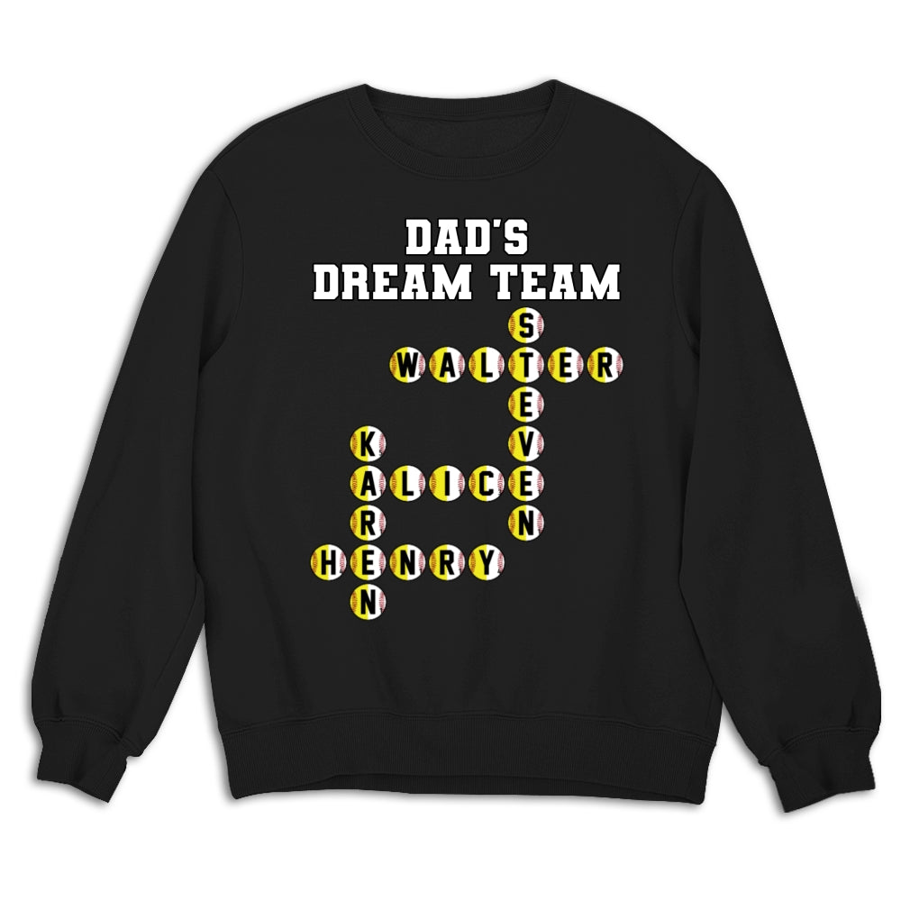 Daddy Dream Team - Personalized Custom Shirt