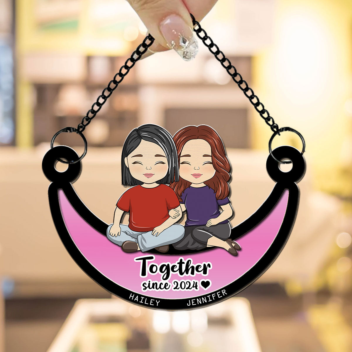 Together Since - Personalized Custom Suncatcher
