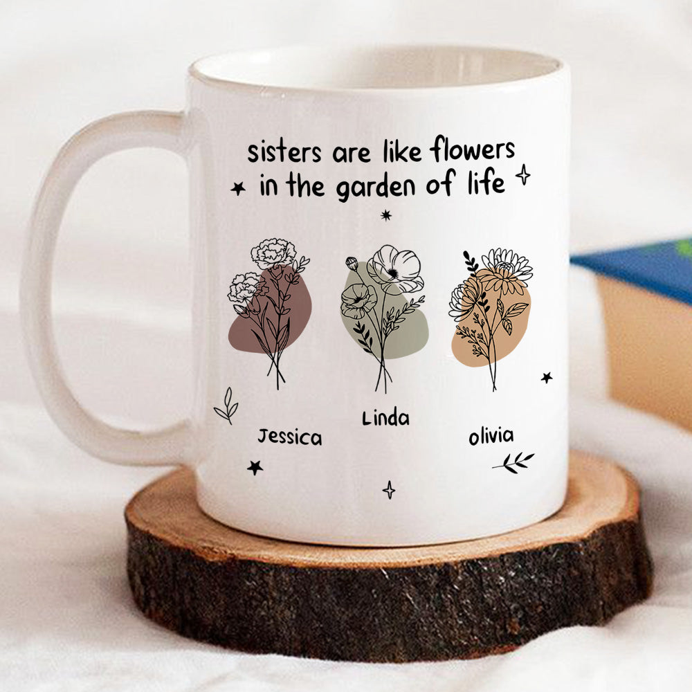 Like A Flower In The Garden Of Life - Personalized Custom Coffee Mug