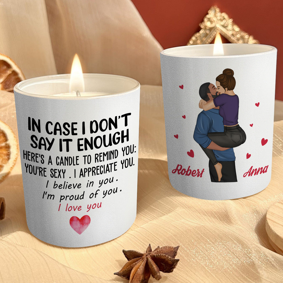 I Believe In You - Personalized Custom Candle