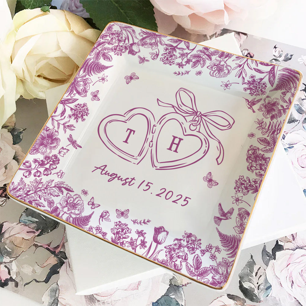 Locked Ring - Personalized Custom Jewelry Dish