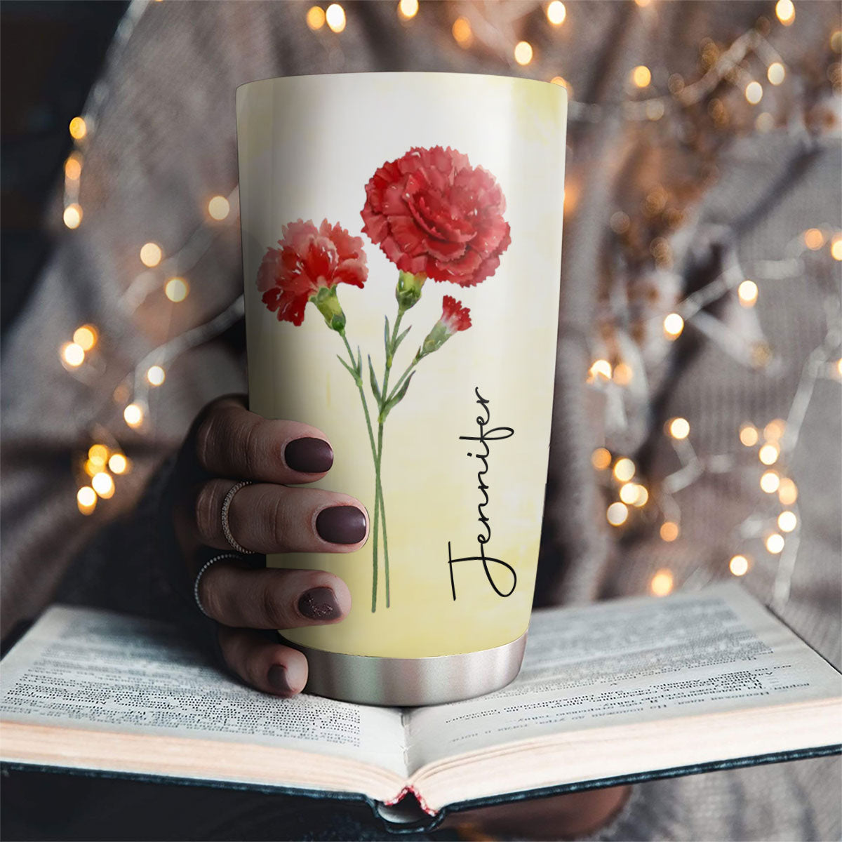 Live Bloom Wildly - Personalized Custom Tumbler