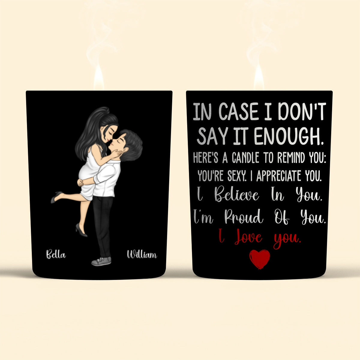 You Are Sexy, I Appreciate You - Personalized Custom Candle