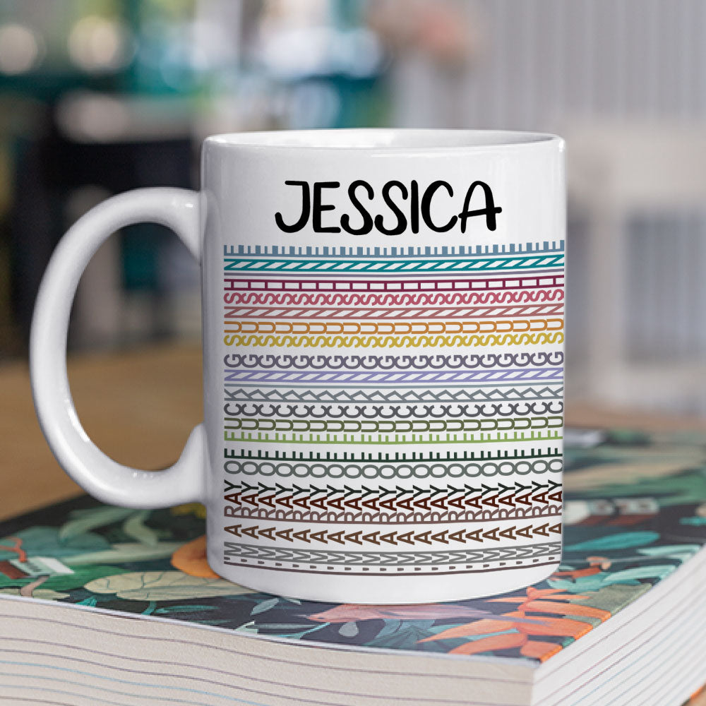 Happiness Hits Like A Truck - Personalized Custom Coffee Mug