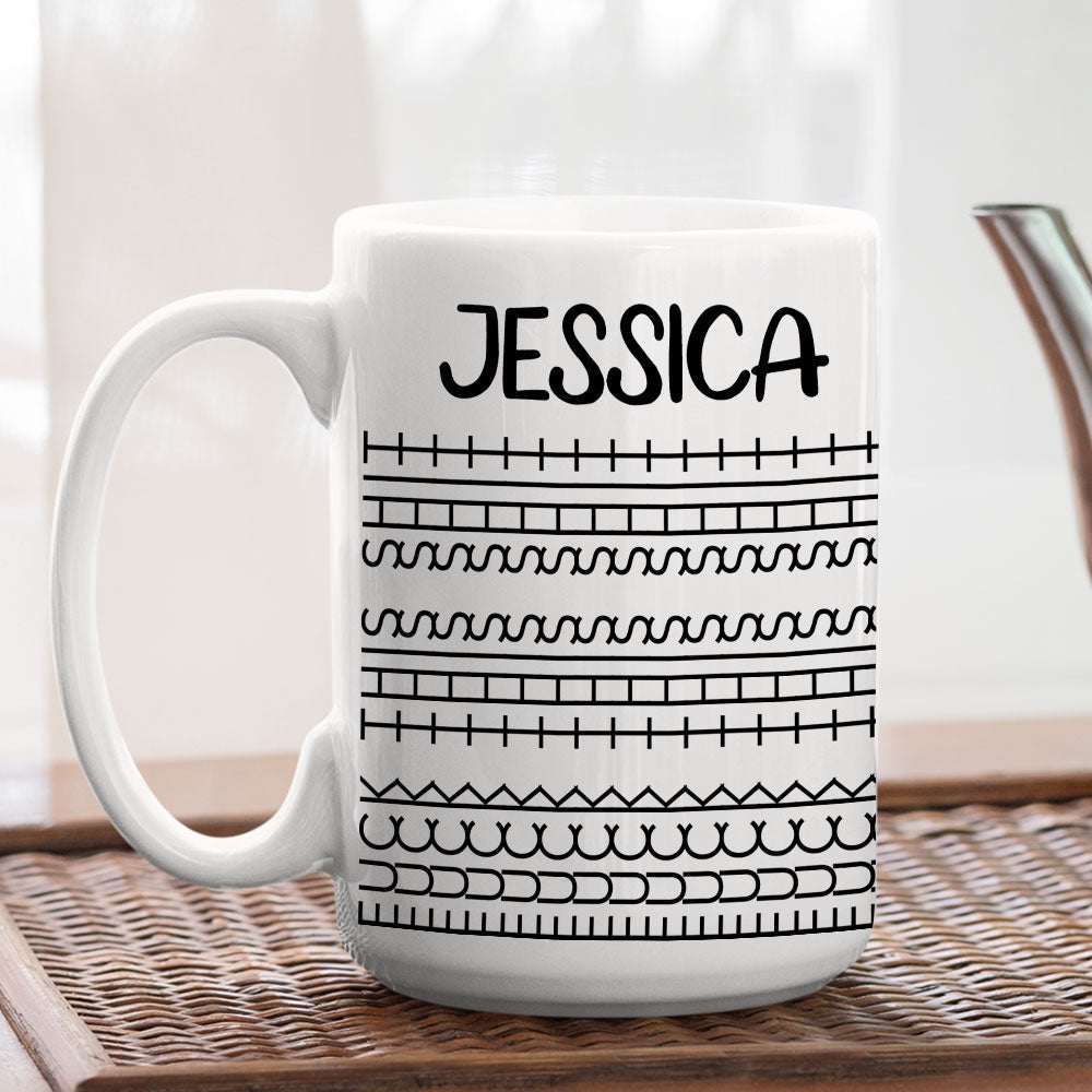 Hidden Words Pure Poetry - Personalized Custom Coffee Mug
