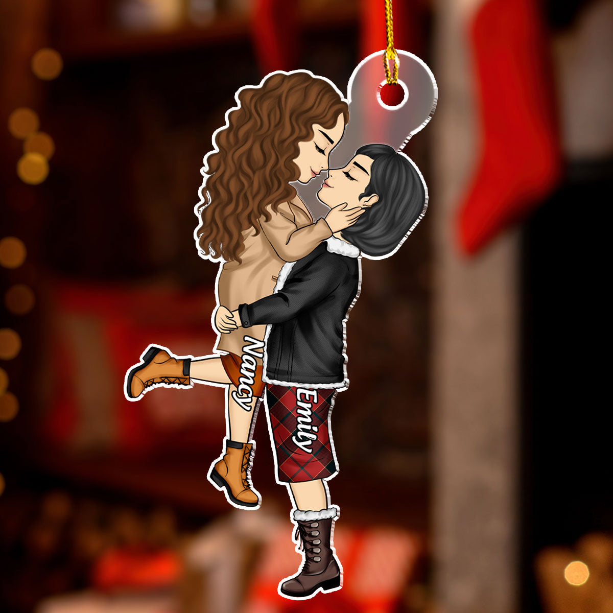 Love Is Love - Personalized Custom Acrylic Ornament