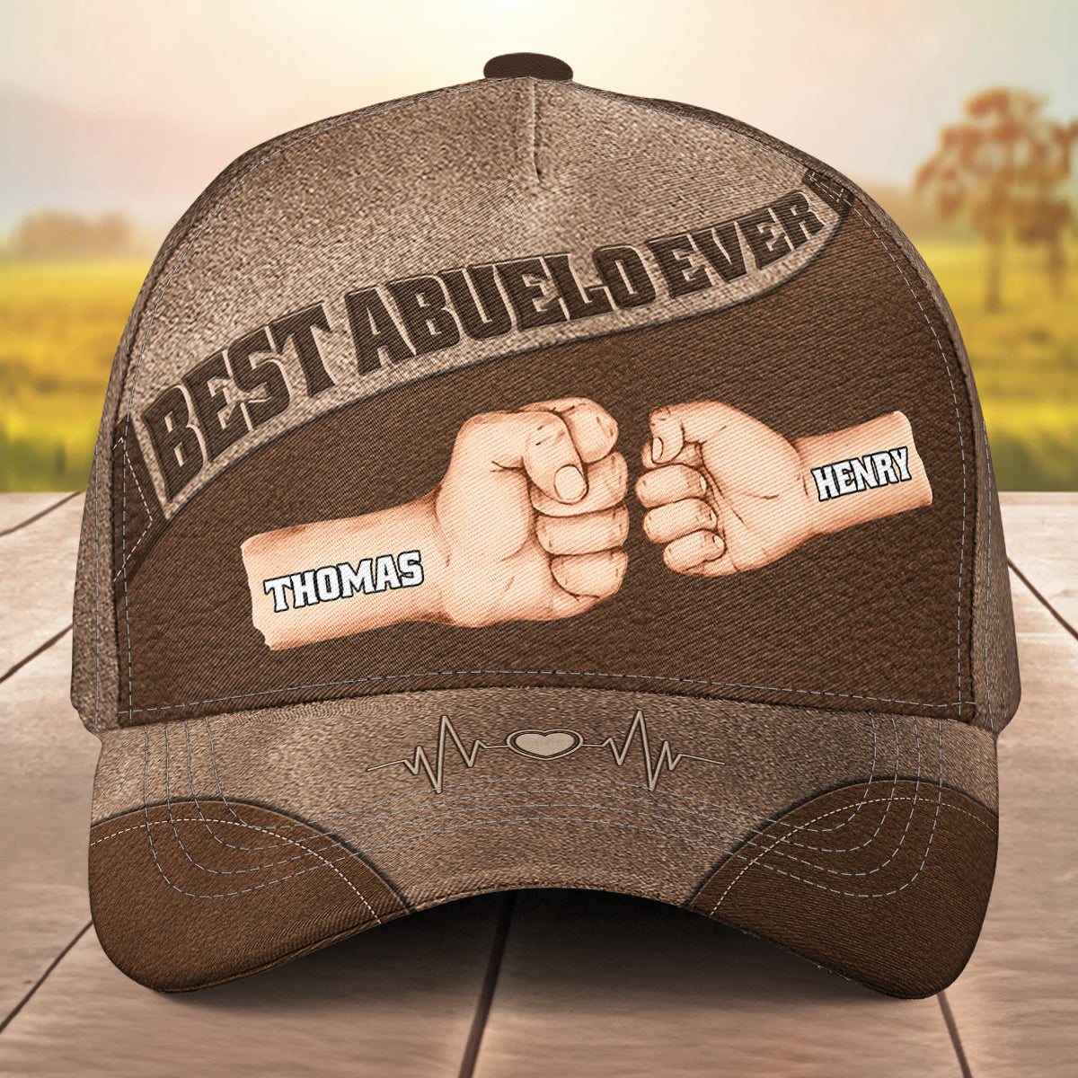 Best Dad Grandpa Ever - Personalized Custom Classic Cap