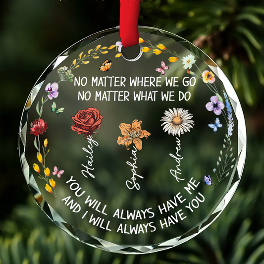 No Matter - Personalized Custom Glass Ornament