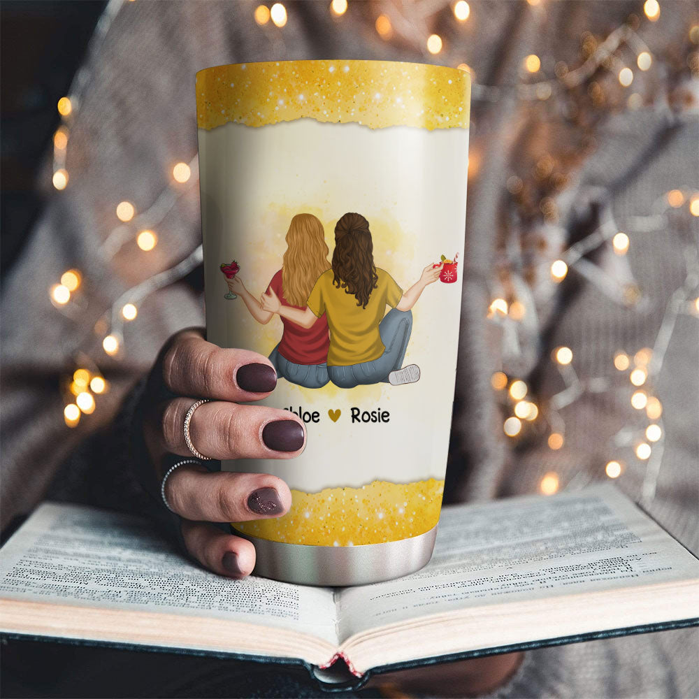 Thank You for Being My Unbiological Sister - Personalized Custom Tumbler