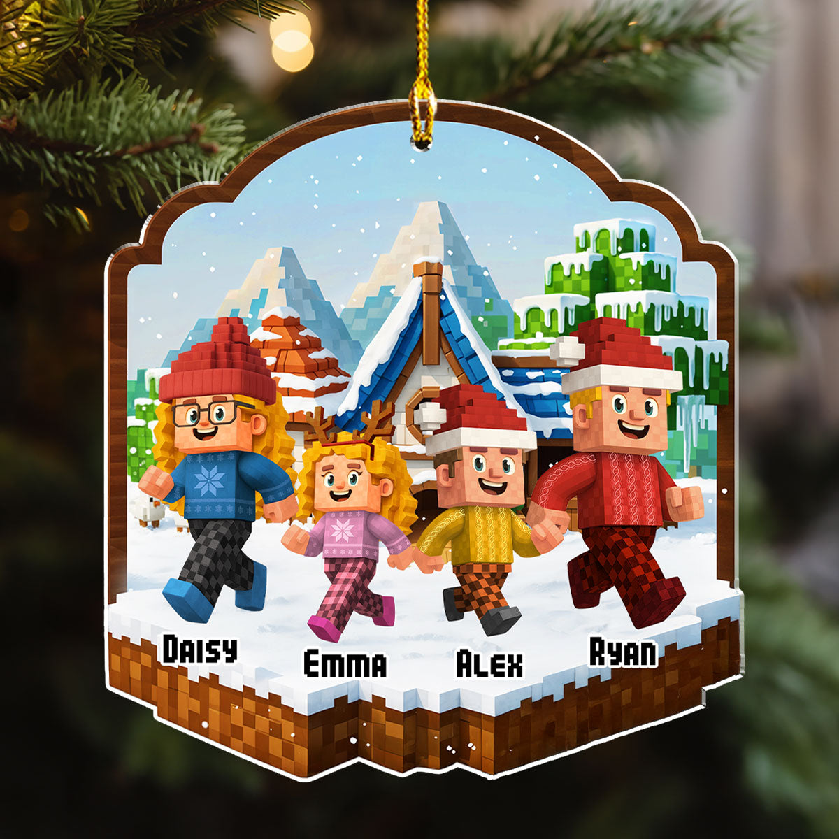 In The Jungle - Personalized Custom Acrylic Ornament