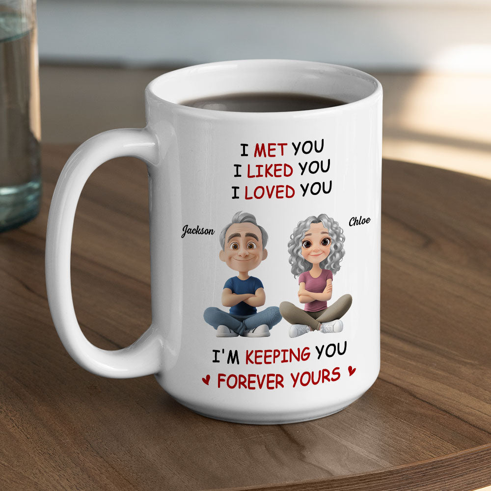Forever Yours - Personalized Custom Coffee Mug