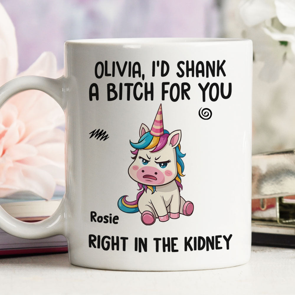 Enjoy Coffee, Share Smiles, Stand by Each Other - Personalized Custom Coffee Mug