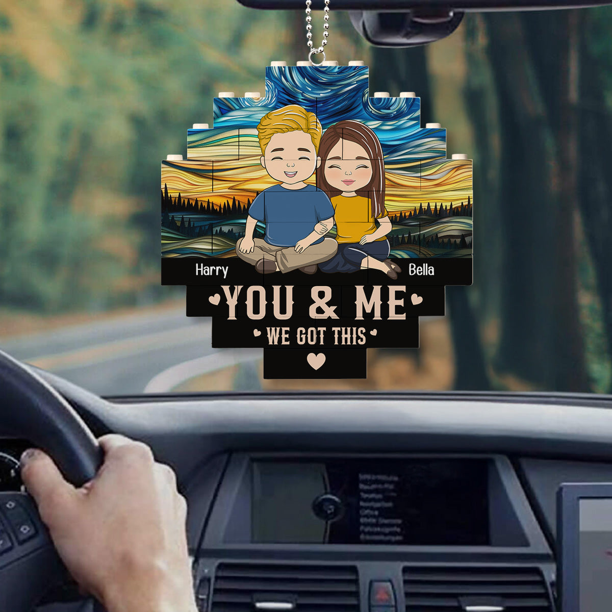 We Got This - Personalized Custom Puzzle Car Ornament