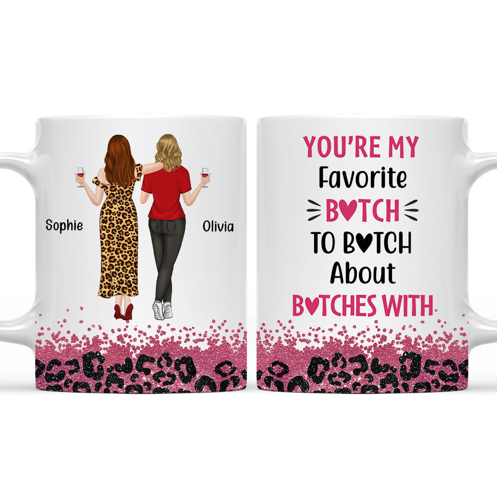 Favorite Bestie - Personalized Custom Coffee Mug
