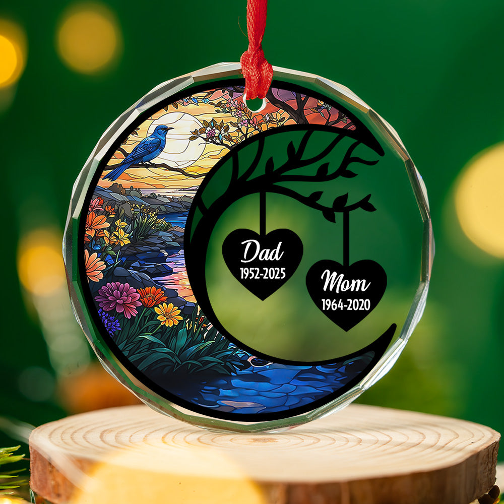 In Heaven - Personalized Custom Glass Ornament