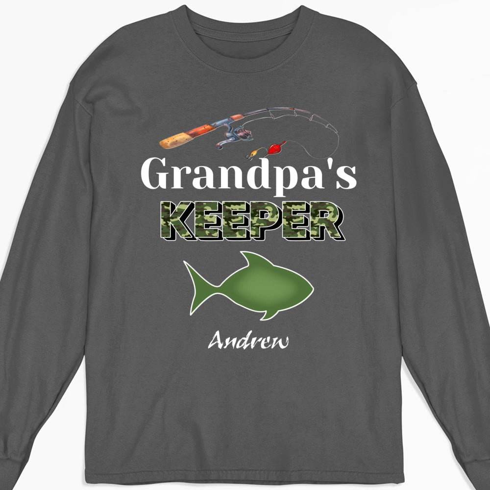 Grandpa Keepers - Personalized Custom Shirt