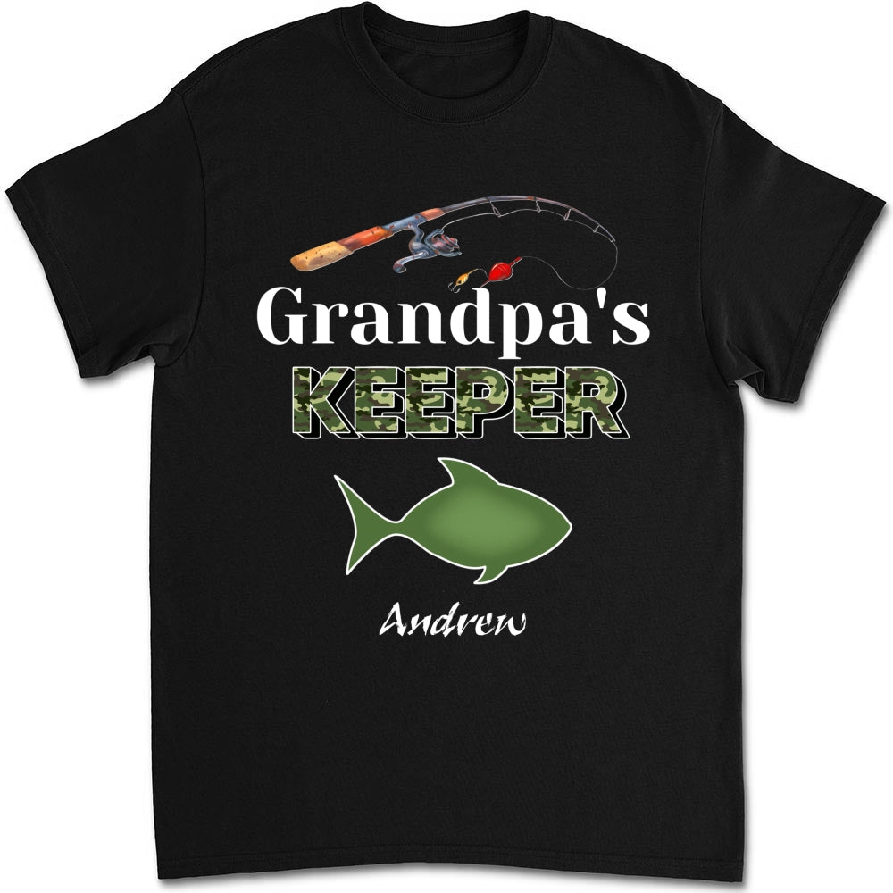 Grandpa Keepers - Personalized Custom Shirt