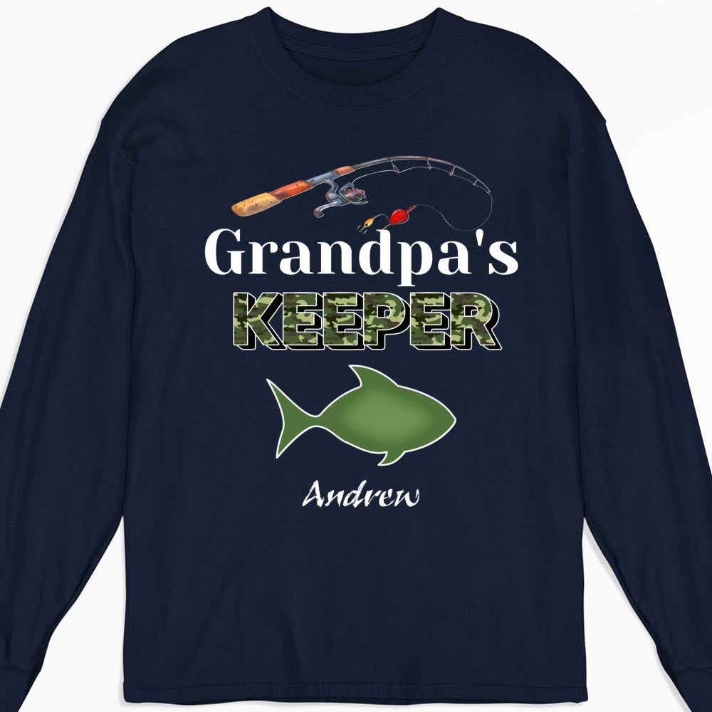 Grandpa Keepers - Personalized Custom Shirt